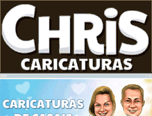 Tablet Screenshot of chriscaricaturas.com